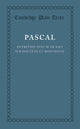 Book cover of: Entretien avec M. de Saci sur Epictete et Montaigne. By: Blaise Pascal