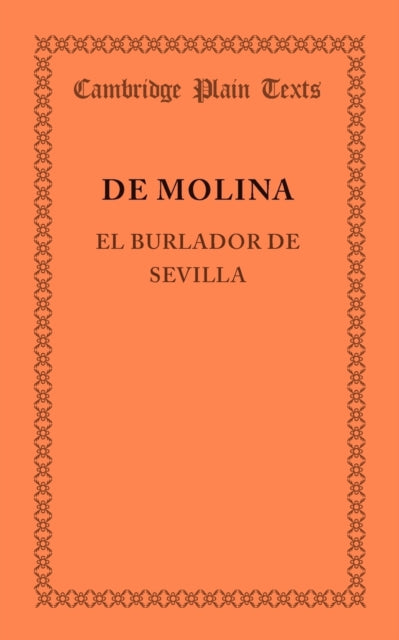 Book cover of: El Burlador de Sevilla. By: Tirso de Molina