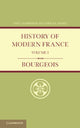 Book cover of: History of Modern France: Volume 1, 1815–1852. By: Emile Bourgeois
