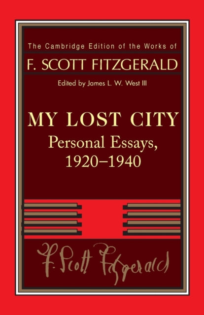 Book cover of: Fitzgerald: My Lost City