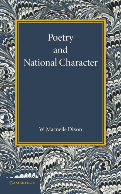 Book cover of: Poetry and National Character