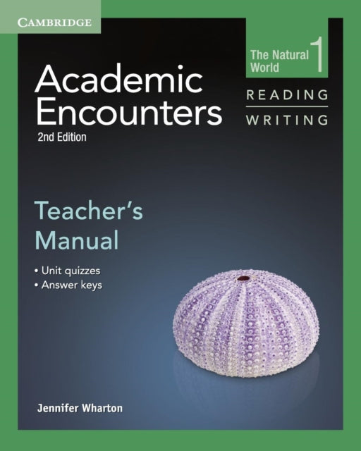Book cover of: Academic Encounters Level 1 Teacher's Manual Reading and Writing. By: Jennifer Wharton