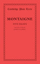 Book cover of: Five Essays. By: Montaigne