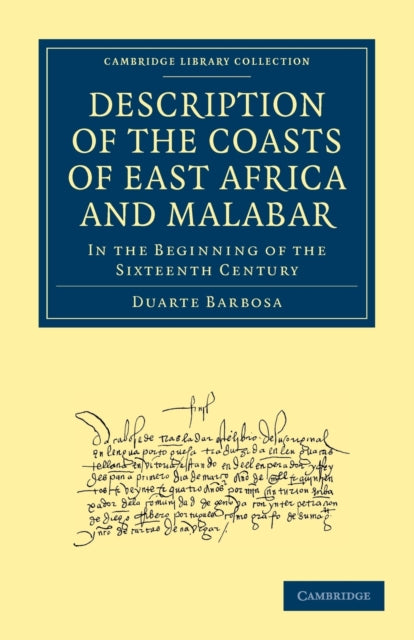 Book cover of: Description of the Coasts of East Africa and Malabar. By: Duarte Barbosa