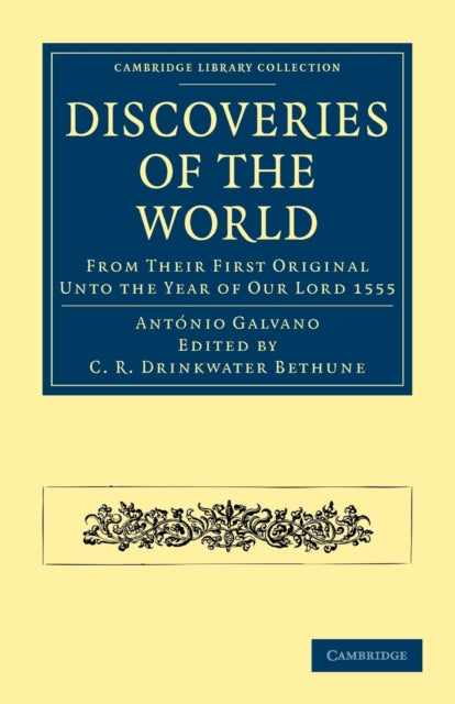 Book cover of: Discoveries of the World. By: António Galvão