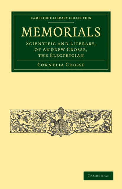 Book cover of: Memorials. By: Cornelia Crosse