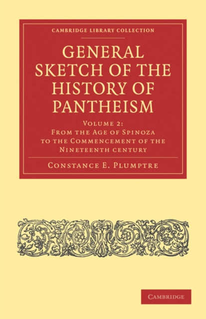 Book cover of: General Sketch of the History of Pantheism. By: Constance E. Plumptre