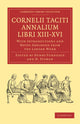 Book cover of: Cornelii Taciti Annalium Libri XIII-XVI. By: Tacitus