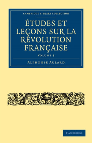 Etudes et lecons sur la Revolution Francaise