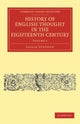 Book cover of: History of English Thought in the Eighteenth Century. By: Leslie Stephen