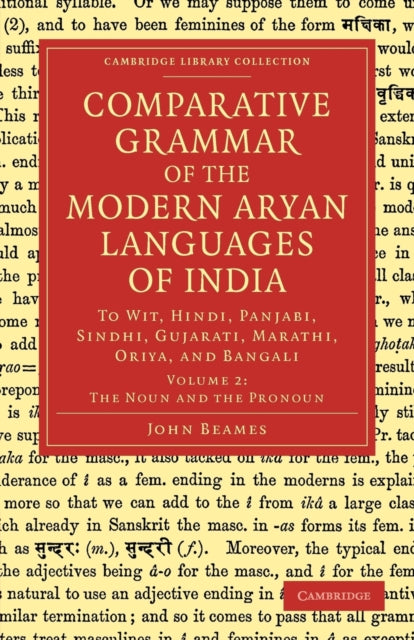Book cover of: Comparative Grammar of the Modern Aryan Languages of India. By: John Beames