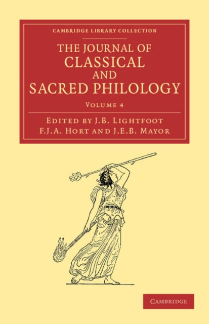 Book cover of: Journal of Classical and Sacred Philology. By: Joseph Barber Lightfoot