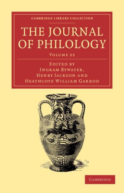 Book cover of: Journal of Philology. By: Heathcote William Garrod