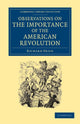 Book cover of: Observations on the Importance of the American Revolution. By: Richard Price
