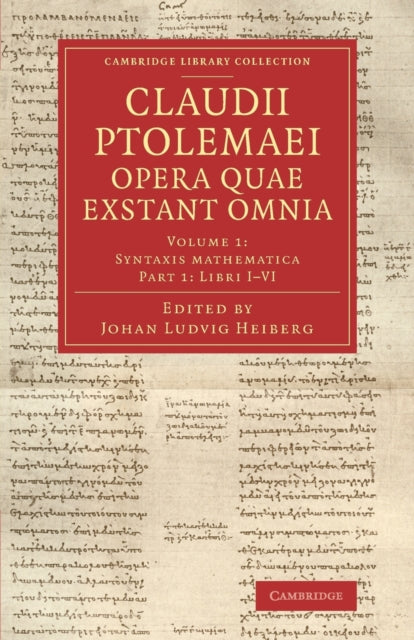 Book cover of: Claudii Ptolemaei opera quae exstant omnia