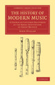 Book cover of: History of Modern Music. By: John Hullah