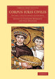 Book cover of: Corpus iuris civilis. By: Theodor Mommsen