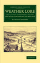 Book cover of: Weather Lore. By: Inwards, Richard