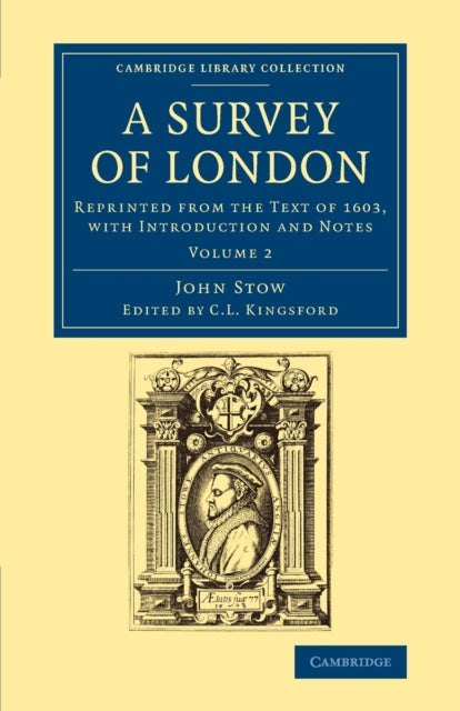 Book cover of: Survey of London. By: John Stow