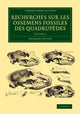 Book cover of: Recherches sur les ossemens fossiles des quadrupedes. By: Baron Georges Cuvier
