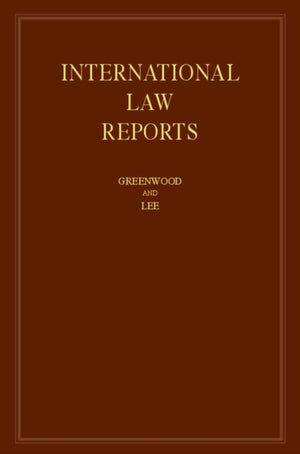 International Law Reports: Volume 171