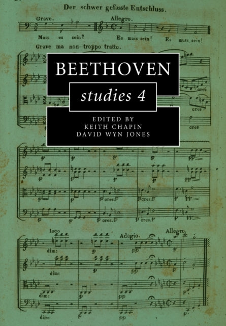 Book cover of: Beethoven Studies 4. By: Keith Moore Chapin