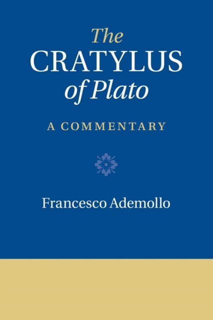 Book cover of: Cratylus of Plato. By: Francesco Ademollo