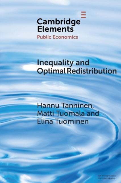 Book cover of: Inequality and Optimal Redistribution. By: Hannu Tanninen