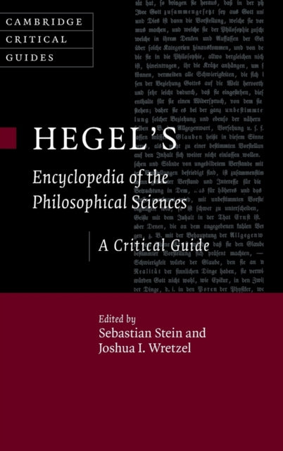 Book cover of: Hegel's Encyclopedia of the Philosophical Sciences. By: Sebastian Stein