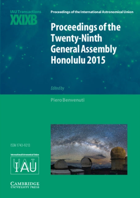 Book cover of: Proceedings of the Twenty-Ninth General Assembly Honolulu 2015. By: Piero Benvenuti