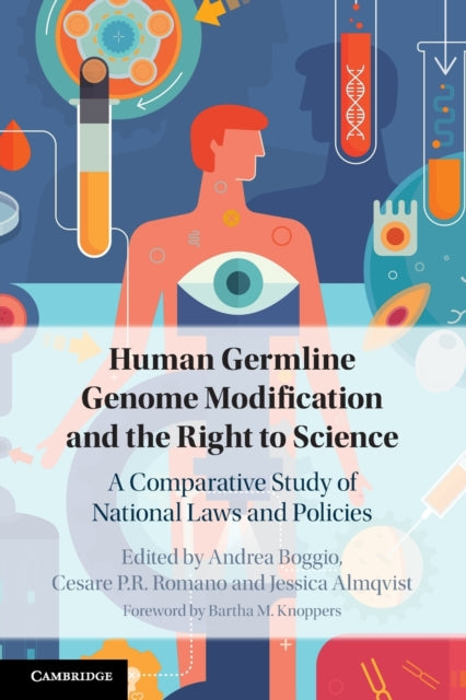 Book cover of: Human Germline Genome Modification and the Right to Science. By: Andrea Boggio