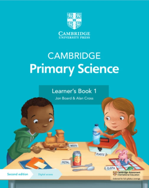 Book cover of: Cambridge Primary Science Learner's Book 1 with Digital Access (1 Year). By: Jon Board