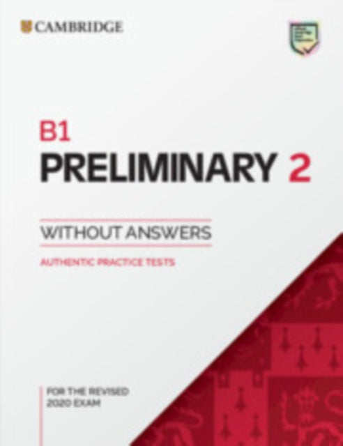B1 Preliminary 2 Student's Book without Answers