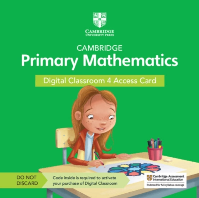 Book cover of: Cambridge Primary Mathematics Digital Classroom 4 Access Card (1 Year Site Licence). By: Tutors24