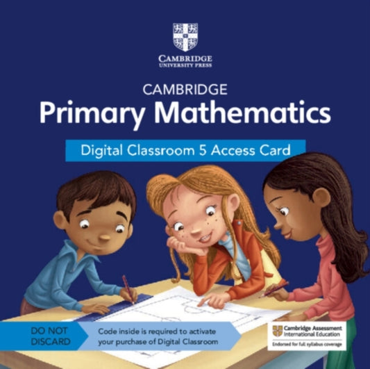 Book cover of: Cambridge Primary Mathematics Digital Classroom 5 Access Card (1 Year Site Licence). By: Tutors24