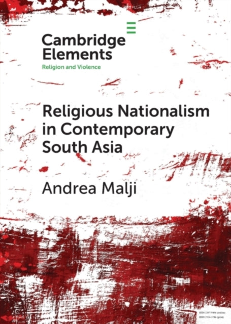 Book cover of: Religious Nationalism in Contemporary South Asia. By: Andrea Malji