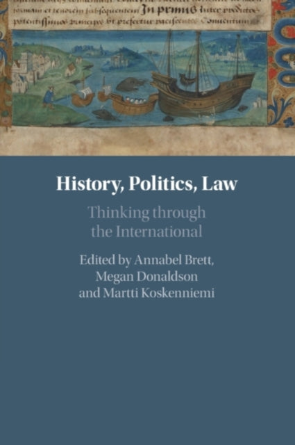 Book cover of: History, Politics, Law. By: Annabel S. Brett