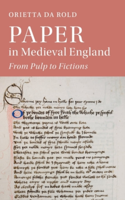 Book cover of: Paper in Medieval England. By: Orietta Da Rold