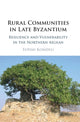 Book cover of: Rural Communities in Late Byzantium. By: Fotini Kondyli
