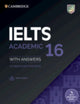 Book cover of: IELTS 16 Academic Student's Book with Answers with Audio with Resource Bank