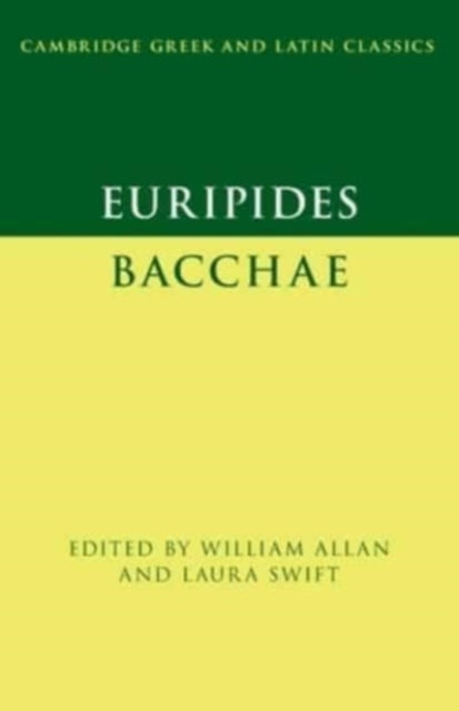 Book cover of: Euripides: Bacchae. By: Euripides