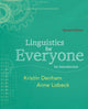 Book cover of: Linguistics for Everyone. By: Kristin E. Denham