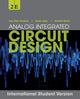 Book cover of: Analog Integrated Circuit Design, International Student Version. By: Chan Carusone