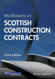 Book cover of: MacRoberts on Scottish Construction Contracts. By: MacRoberts