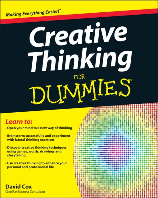 Book cover of: Creative Thinking For Dummies. By: David Cox