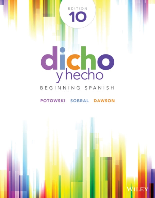 Book cover of: Dicho y hecho. By: Kim Potowski