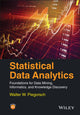 Book cover of: Statistical Data Analytics. By: Walter W. Piegorsch