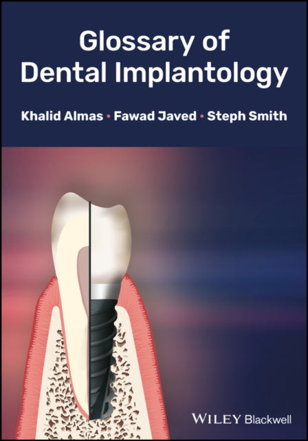 Book cover of: Glossary of Dental Implantology. By: Khalid Almas