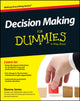 Book cover of: Decision Making For Dummies. By: Dawna Jones