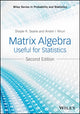 Book cover of: Matrix Algebra Useful for Statistics